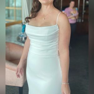 Mikaella bridal (Paloma Blanca) Wedding dress and cathedral veil